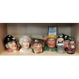 x6 Royal Doulton Toby Jugs plus