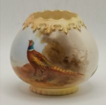 A small Royal Worcester vase by James Stinton, 1903
