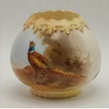 A small Royal Worcester vase by James Stinton, 1903