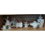 A group of 9 Royal Albert country rose items
