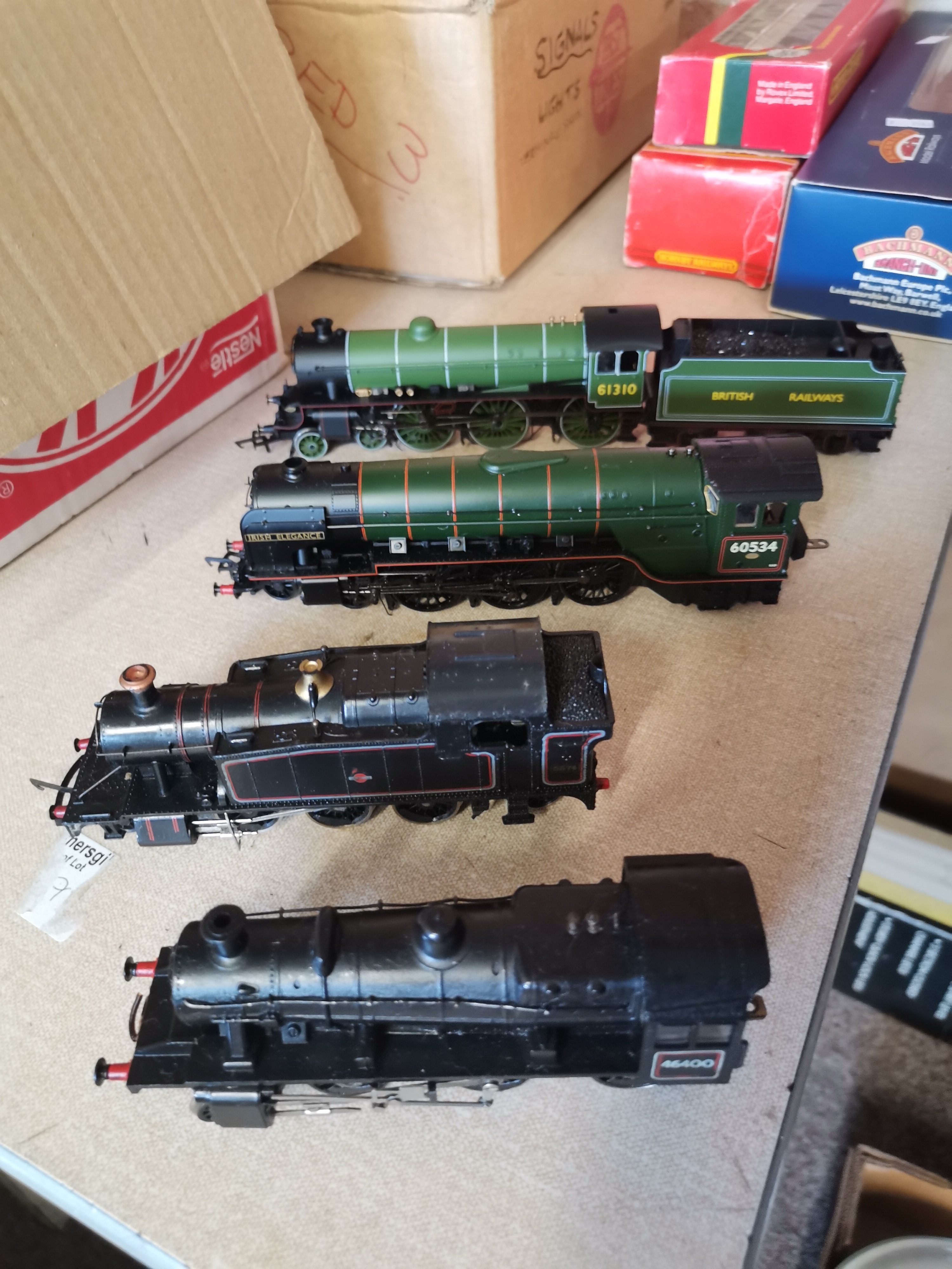 Vintage railway track and accessories, carriages plus x3 boxed scale model railway carriages - Image 6 of 8