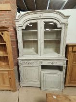 French distressed Oak Dresser with glazed top