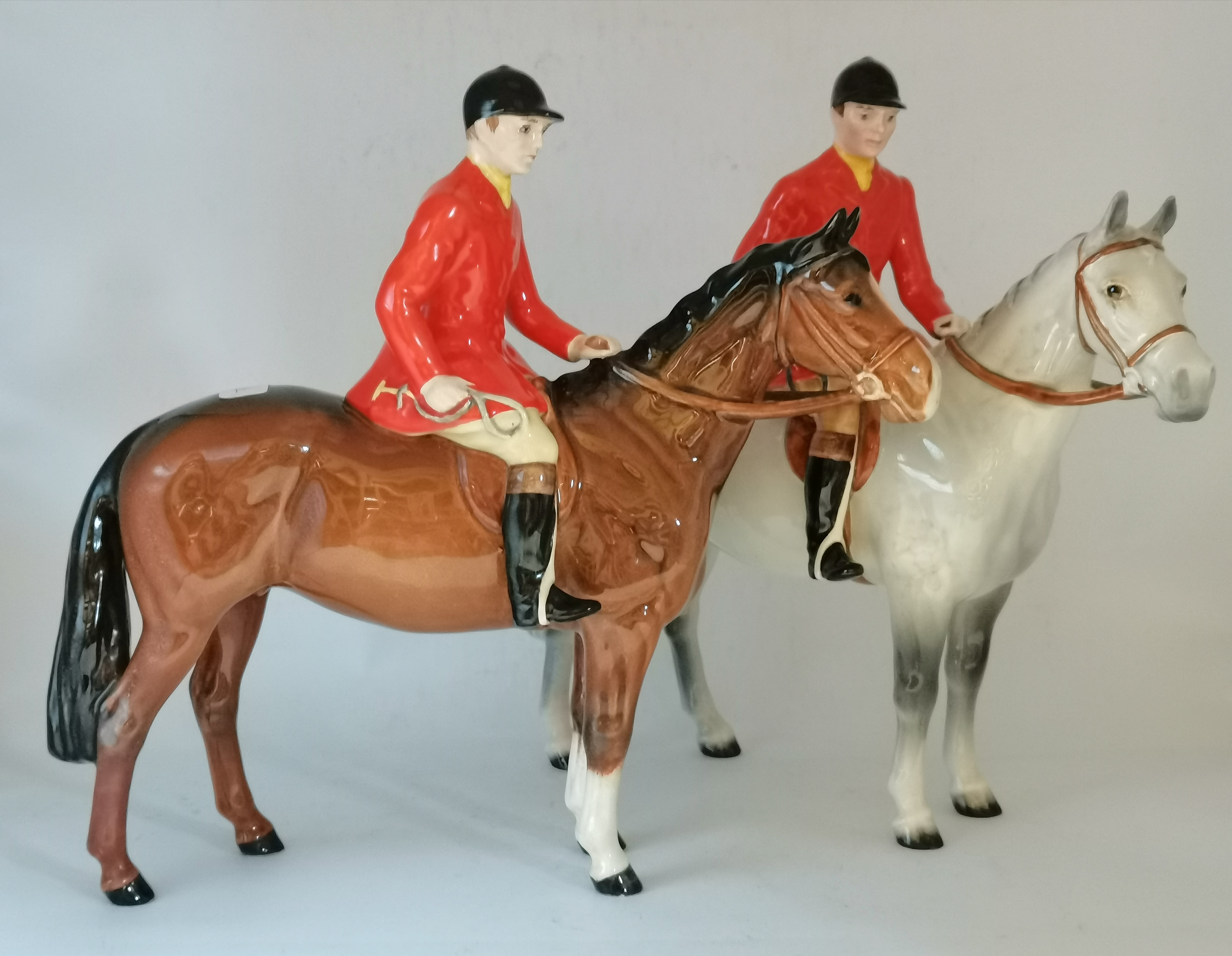 Two Beswick Huntsman Standing models