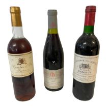 A SELECTION OF THREE BOTTLES OF WINE To include a 1988 Nuits St. Georges (Premier Cru), 1989 La