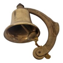 A WWII HOME GUARD BRASS SHIP’S BELL Bearing presentation inscription 'The 60th Surrey Croydon