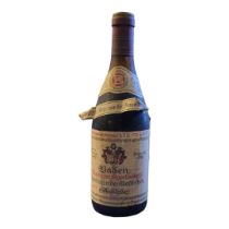 1976 MUNZINGER KAPELLENBERG SPÄTBURGUNDER WEIßHERBST, PRADIKAT, AUSLESE, 75CL. Condition: soiling