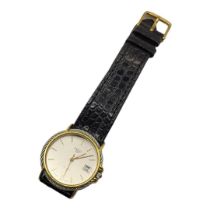 FRED, A STAINLESS STEEL AND 18CT GOLD GENT’S WRISTWATCH Having a steel rope twist design, silver