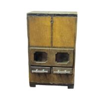 AN ART DECO VINTAGE COIN OPERATED TABLE TOP VENDING MACHINE. (w 20cm x d 40cm x h 33cm) Condition: