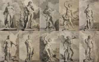 MYTHOLOGY, JOH DANIEL HERTX, 1693 AUGSBURG, 1754 AND OTHERS, A GROUP OF EARLY 18TH CENTURY