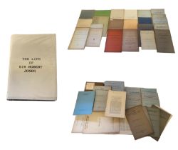 MEDICINE, SIR ROBERT JONES, ARCHIVE OF 40+ MEDICAL OFF PRINTS Majority signed by Author: Sir