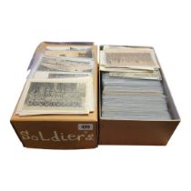 A COLLECTION OF APPROX 350 EARLY 20TH CENTURY AND LATER PHOTOGRAPHIC POSTCARDS OF SOLDIERS All