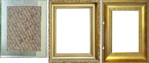 A LATE VICTORIAN GILTWOOD PICTURE FRAME Another mid 20th Century giltwood frame and modern design