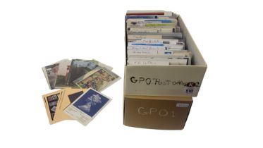 TWO BOXES CONTAINING APPROX 600 EARLY 20TH CENTURY AND LATER POSTCARDS RELATING TO POST OFFICE
