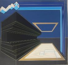 IAN MONROE, B. 1972, LIMITED EDITION (34/100) SCREENPRINT Titled ‘Event Structure’, signed, dated,