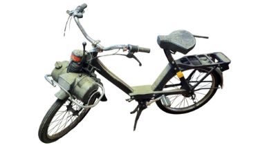 SOLEX, A VINTAGE FRENCH MOPED/MOTORISED BICYCLE Model S3800 with black livery.