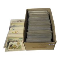 A BOX CONTAINING APPROX 250 EARLY 20TH CENTURY POSTCARDS Easter and Christmas, all contained