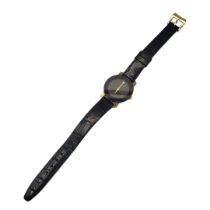 RAYMOND WEIL, A VINTAGE GOLD PLATED LADIES’ WRISTWATCH Black tone dial marked ‘Othello’, on a
