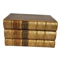 WILLIAM SHAKESPEARE, A SET OF THREE VICTORIAN LEATHER BOUND BOOKS Titled ‘The Victoria Edition’,