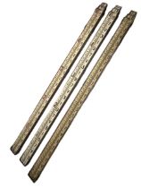 B.J. HALL & CO. LTD, LONDON. EXTREMELY LARGE EARLY 20TH CENTURY 14FT STAVES LEVELLING STICK,