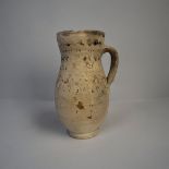 AN 18TH/19TH CENTURY EARTHENWARE PITCHER IN STYLE OF CYPRO-ARCHAIC PERIOD With light brown malt