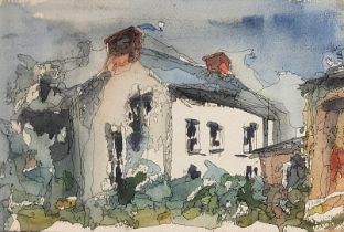 COLM O’COCHLAIN, 1929 - 1995, WATERCOLOUR Signed lower right, bearing label verso, in original