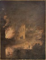 IN THE MANNER OF DIRK VERHAERT, A LATE 17TH/EARLY 18TH CENTURY DUTCH OIL ON CANVAS Nocturnal