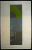 GORDON HOUSE, 1932 - 2004, ARTIST PROOF SCREEN PRINT Titled ‘Green (A)’, signed lower margin, framed