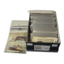 A LARGE COLLECTION OF POSTCARDS.