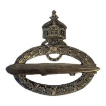 A WWI IMPERIAL GERMAN KRIEGSMARINE AIRSHIP ZEPPELIN BADGE Solid construction with an Imperial