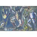 ALEKSANDER ZYW, POLISH ,1905 - 1995, OIL ON CANVAS Titled ‘Dance With The Headless’, signed, bearing