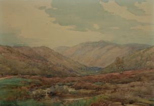 DAVID SCOTT MURRAY, 1866 - 1935, 19TH CENTURY WATERCOLOUR Titled ‘Laurel Bank, Perth, Glen