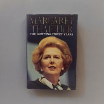 MARGARET THATCHER, THE DOWNING STREET YEARS Signed to front endpaper, Harper Colins 1993, dust