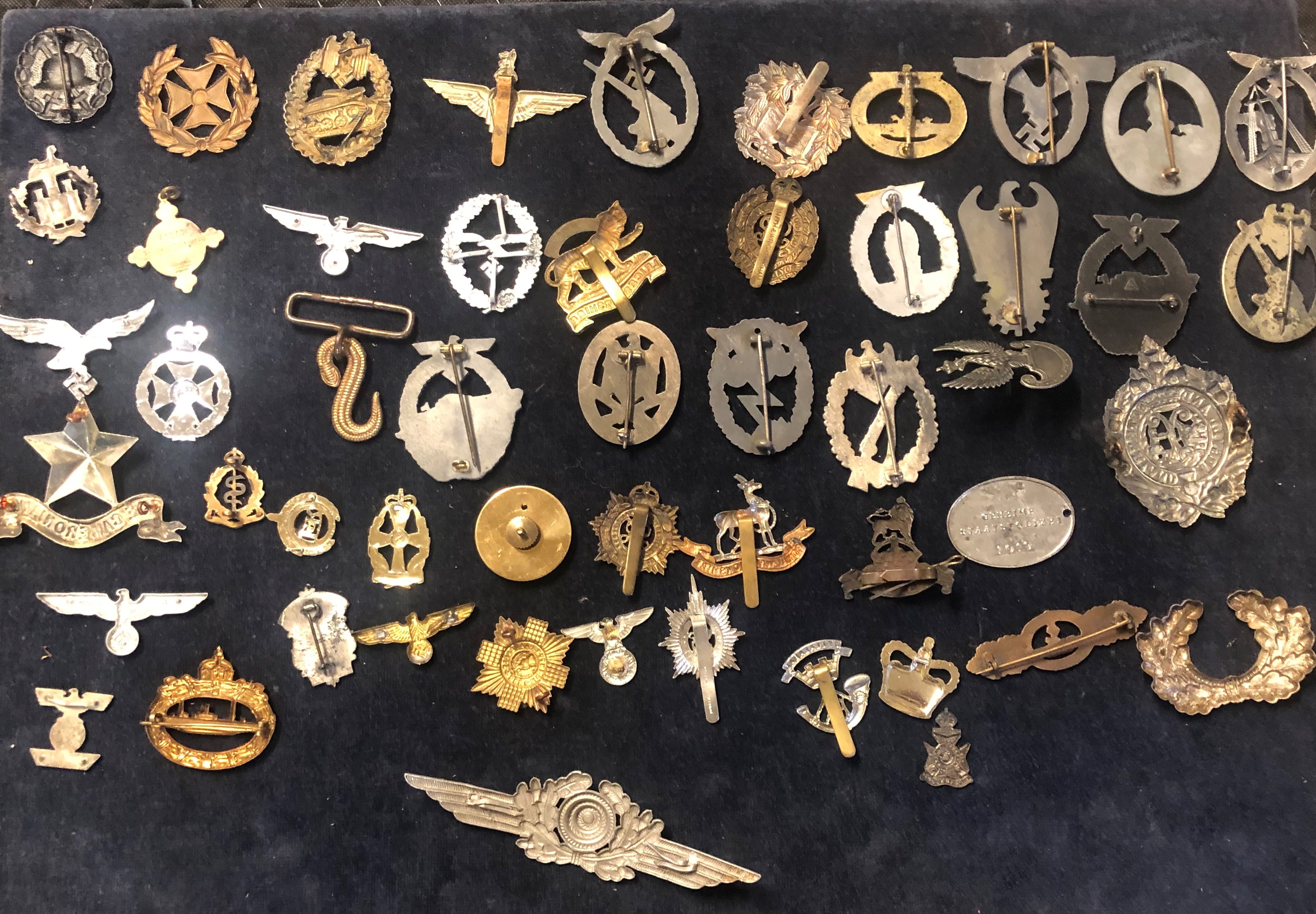 A COLLECTION OF VARIOUS MILITARY BADGES To include German. - Image 2 of 2