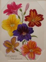 LESLIE GREENWOOD, ENGLISH, 1907 - 1987, A COLLECTION OF THREE ORIGINAL BOTANICAL WATERCOLOURS