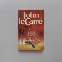 JOHN LE CARRÉ, THE RUSSIA HOUSE, SIGNED TO TITLE Dust jacket with some shelf wear.