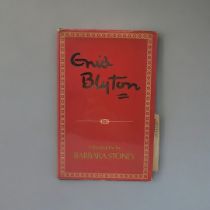 BARBARA STONEY, ENID BLYTON BIOGRAPHY, 1974 With signed and inscribed postcard by Enid Blyton, dated