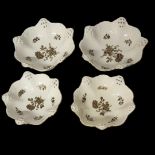 ROSENTHAL OF BAVARIA, A LATE 20TH CENTURY SET OF FOUR GRADUATED PORCELAIN DESSERT BOWL With