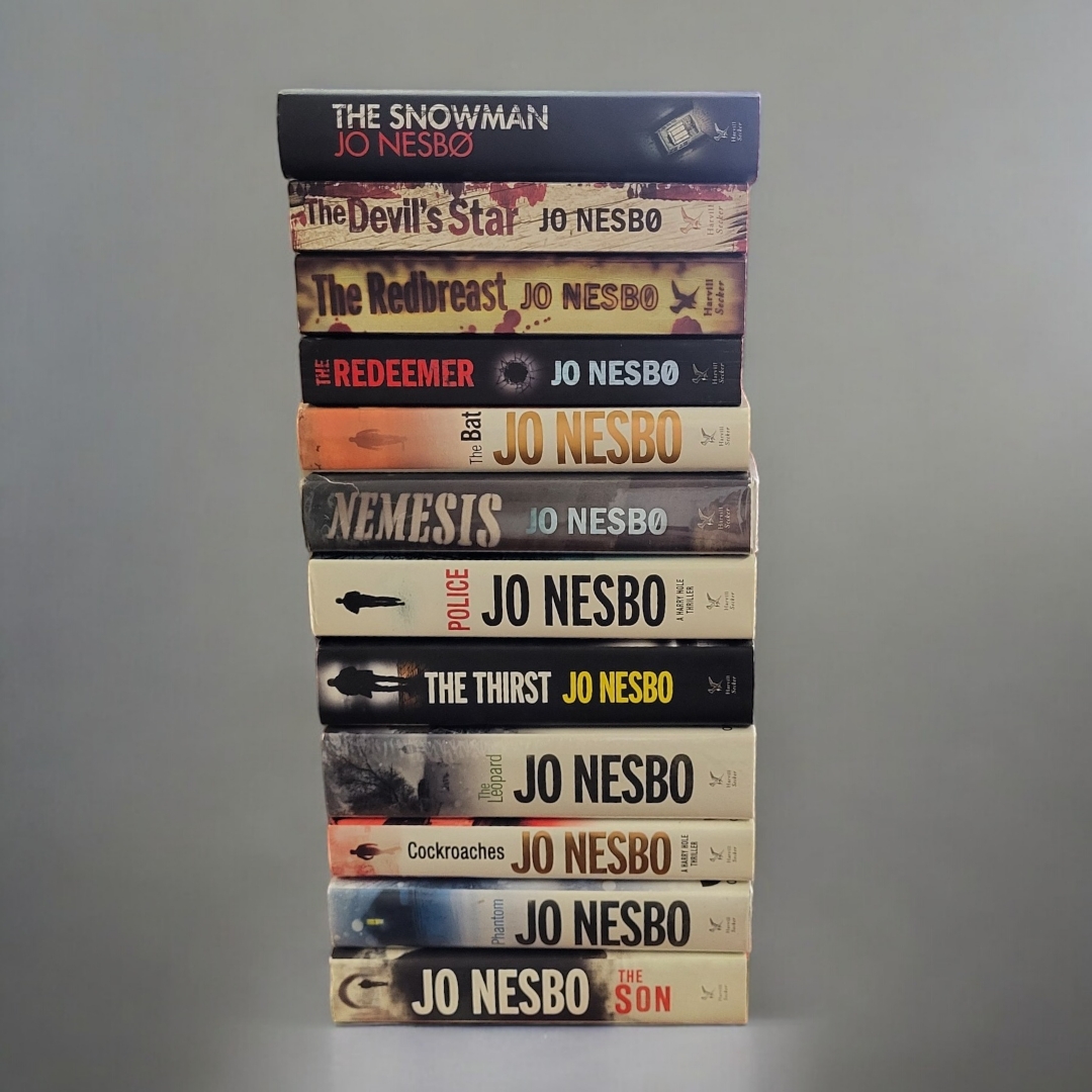 JO NESBO NOVELS, ALL SIGNED FIRST EDITIONS Including The Snowman (qty 12), dust jackets with some