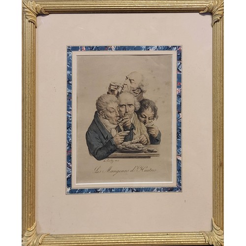 LOUIS-LEOPOLD BOILLY, 1761 - 1845, GROUP OF EIGHTEEN 19TH CENTURY HAND COLOURED LITHOGRAPHS In