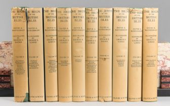 THE BIRDS OF THE BRITISH ISLES, 10 VOLUMES, DAVID ARMITAGE BANNERMAN. A complete first edition set