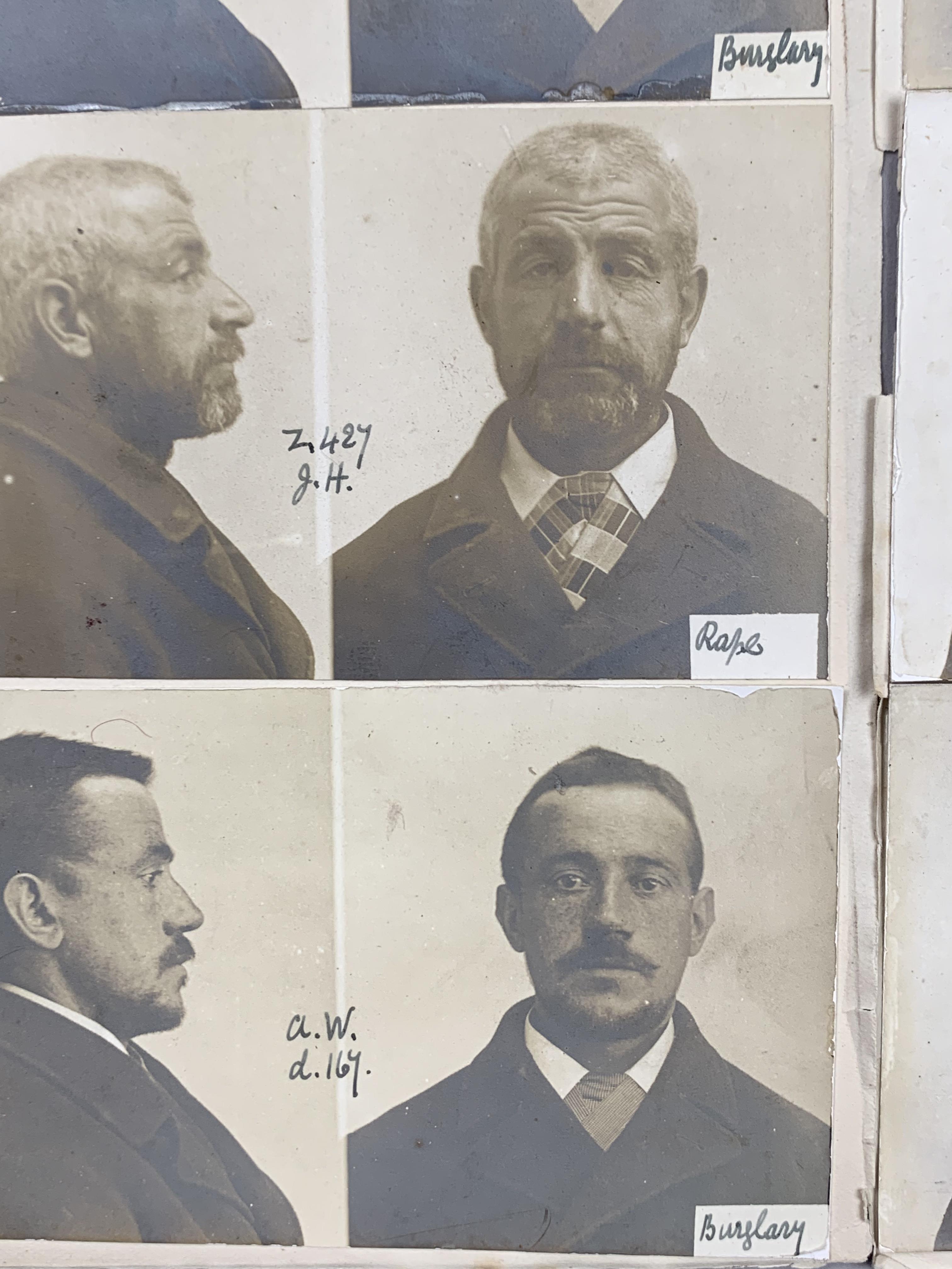 A RARE LATE 19TH CENTURY GROUP OF SIXTY-SIX MUGSHOT PHOTOGRAPHS. The very scarce group of sixty - Image 4 of 5