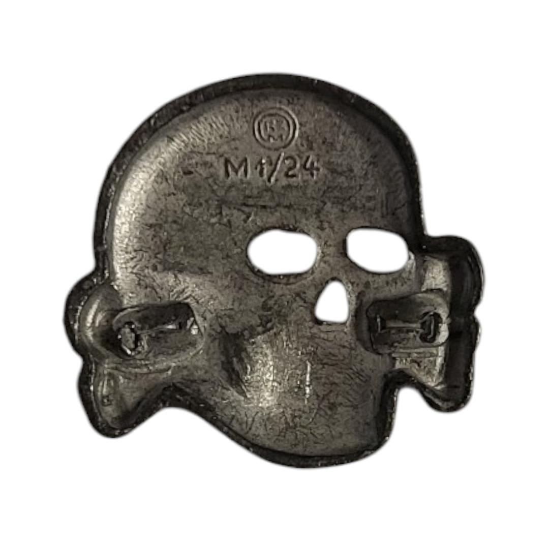 A GERMAN SS VISOR CAP SKULL RZM M1/24. Condition: good - Image 3 of 3