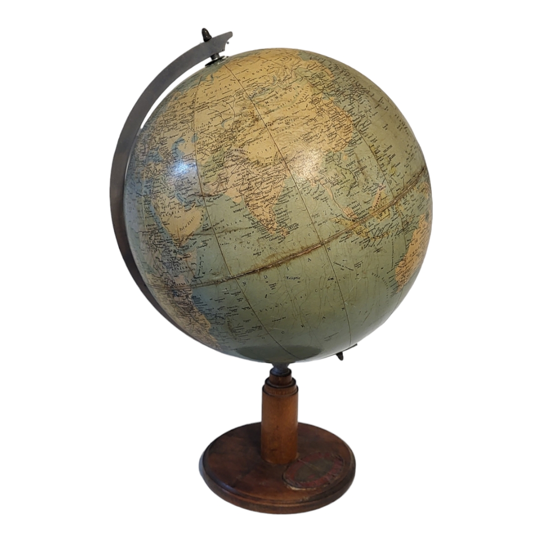 PHILIPS & SON LTD OF FLEET STREET, AN EARLY 20TH CENTURY GEOGRAPHICAL STANDARD TERRESTRIAL GLOBE,