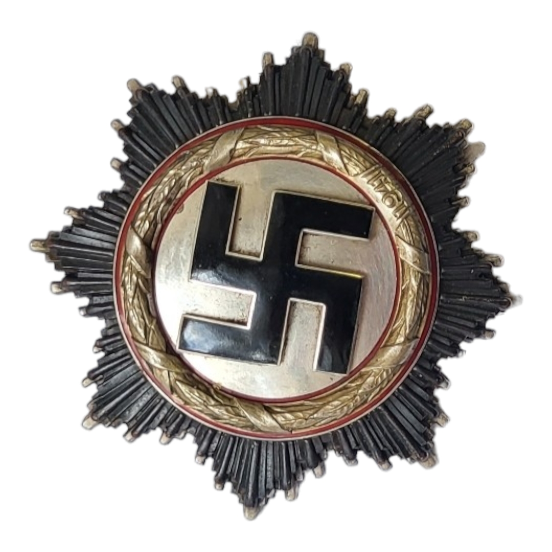 A GERMAN WW2 CROSS, SILVER, DATED 1941 With eleven rivet back,the pin impressed with the number 2 - Image 4 of 15