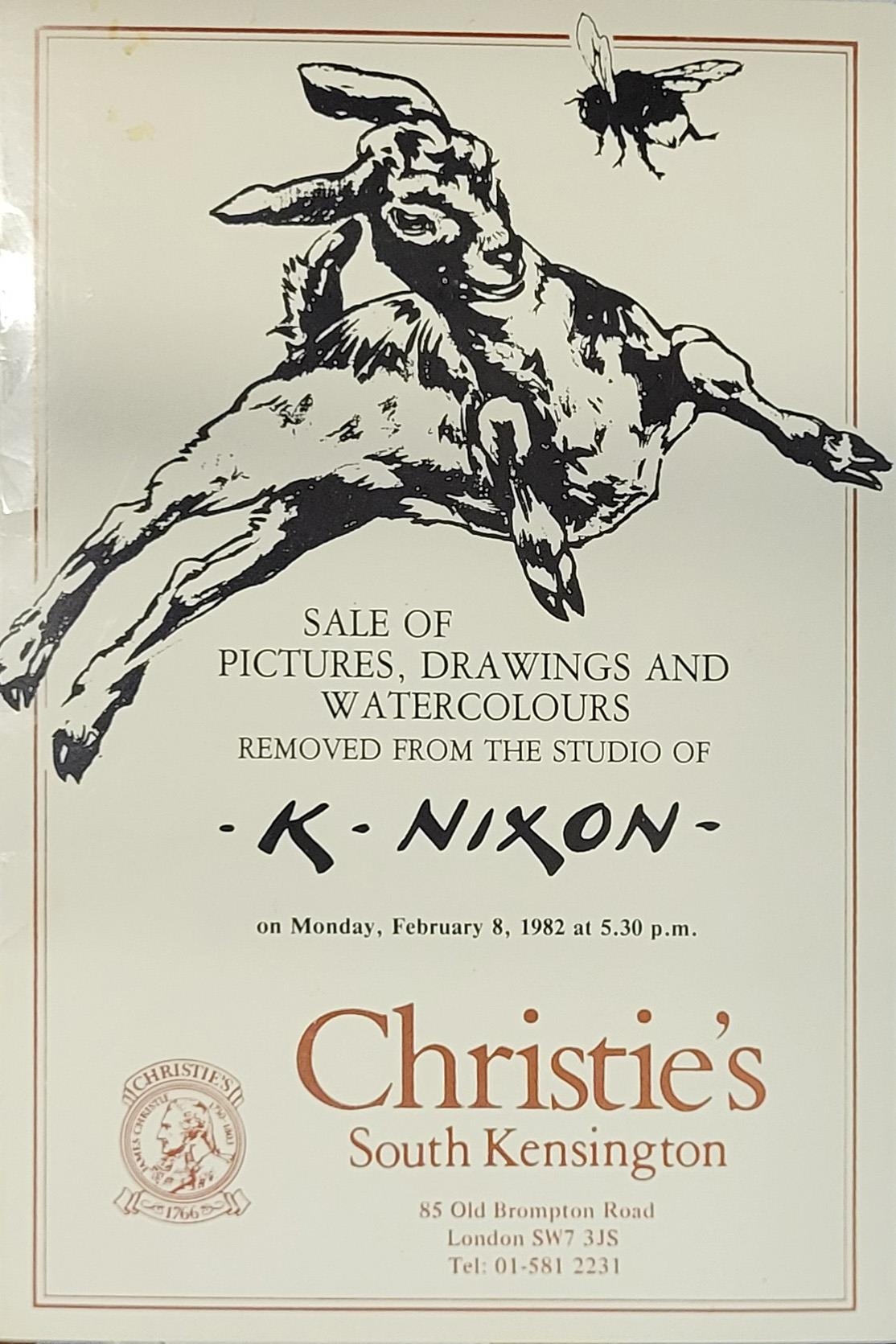 KAY NIXON, BRITISH, 1895 - 1988, WASHED MONOCHROME A collection of eight studies of farm animals and - Image 5 of 19