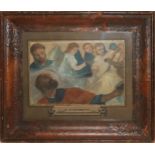 IN THE MANNER OF DANTE GABRIEL ROSSETTI, 1828 - 1882, WATERCOLOUR GROUP PORTRAIT Figures with