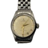 TUDOR OYSTER ROYAL, A VINTAGE STAINLESS STEEL GENT’S WRISTWATCH Arabic number markings and