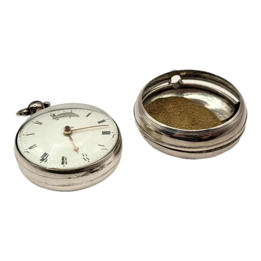 THOMAS MUDGE, 1715 - 1794, A SILVER GENT’S POCKET WATCH In later case, fusee movement - Image 6 of 10