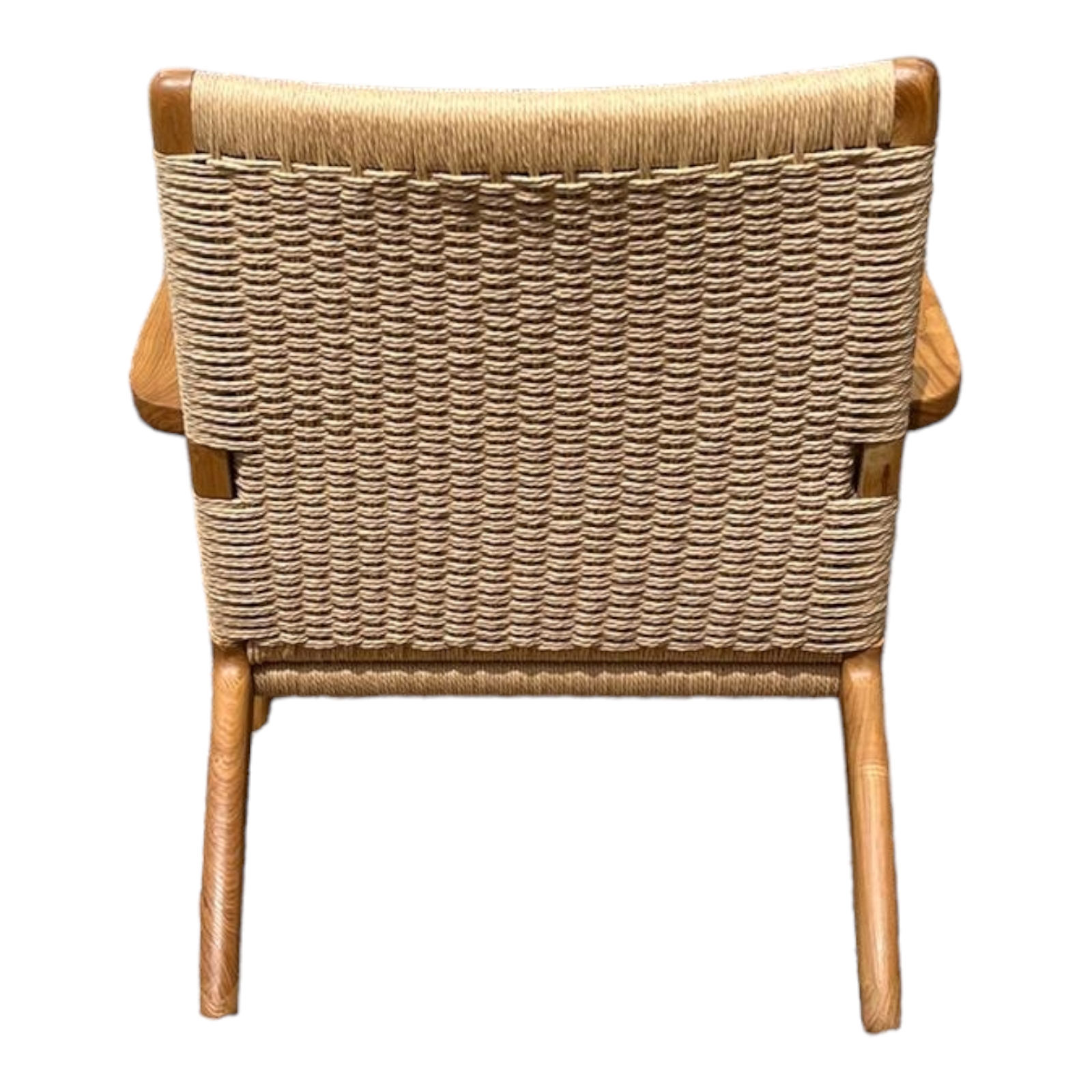 GETAMA, HANS J. WAGNER, DANISH, AN OAK OPEN EASY ARMCHAIR With caned seat and back. (70cm x 70cm x - Image 3 of 3