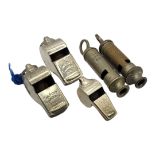 A COLLECTION OF VINTAGE WHISTLES To include The Acme Thunderer. Condition: good, some wear